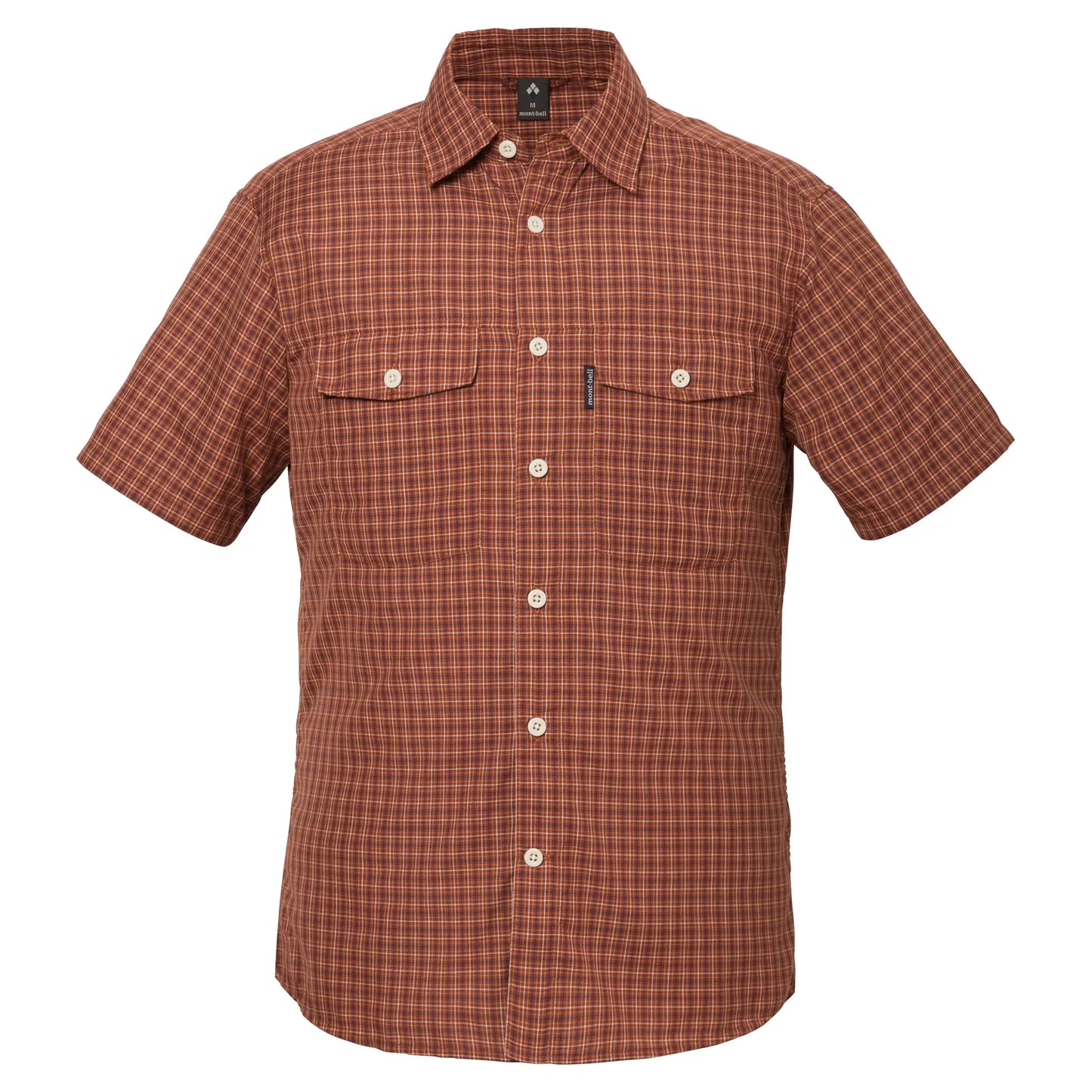 mont-bell: Wickron Light Double Pocket Short Sleeve Shirt Men's