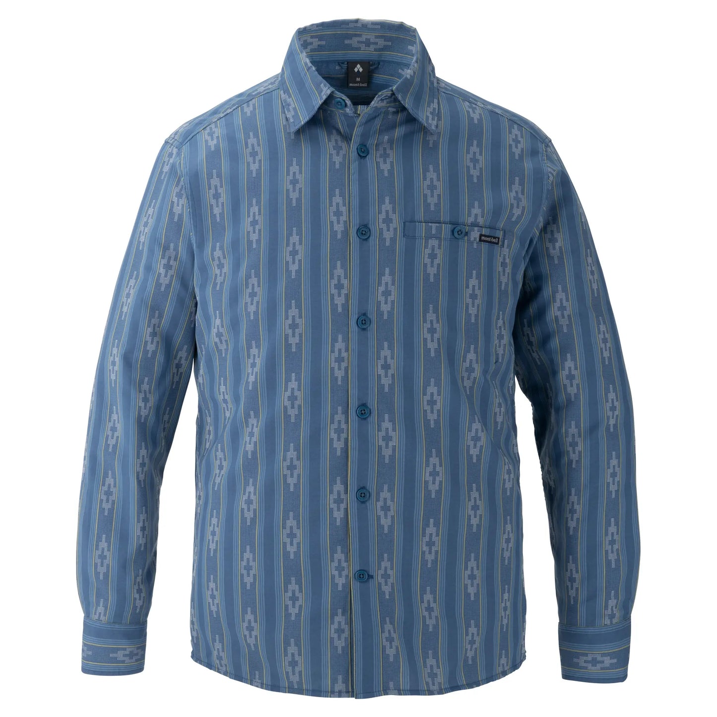 mont-bell: Wickron Light Single Pocket Long Sleeve Shirt Men's