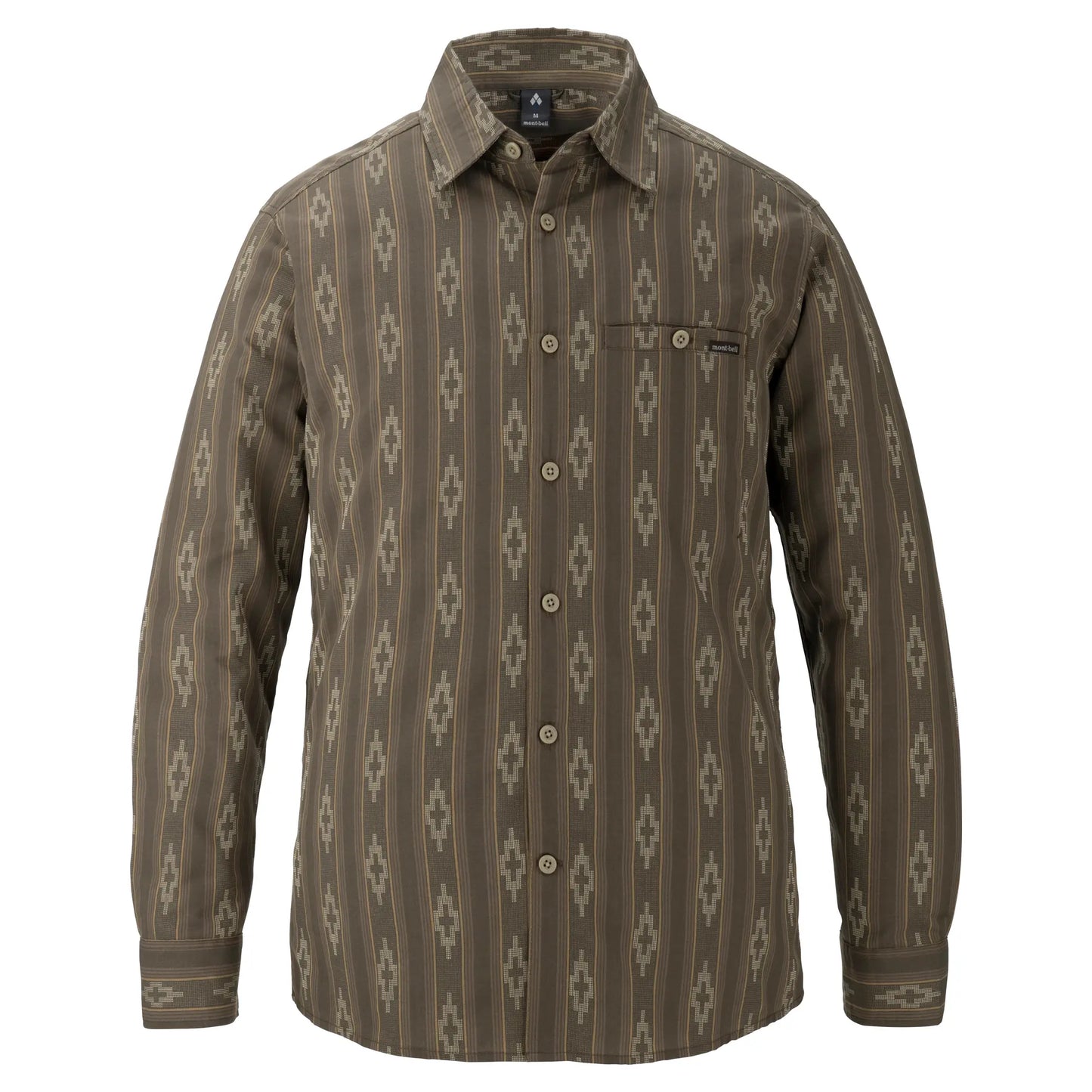 mont-bell: Wickron Light Single Pocket Long Sleeve Shirt Men's