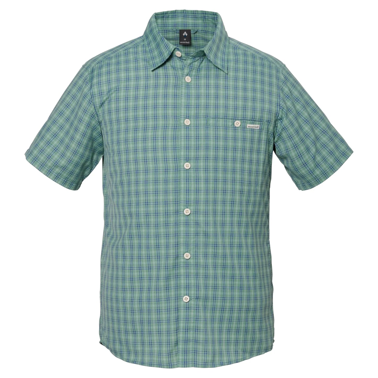 mont-bell: Wickron Light Single Pocket Short Sleeve Shirt Men's