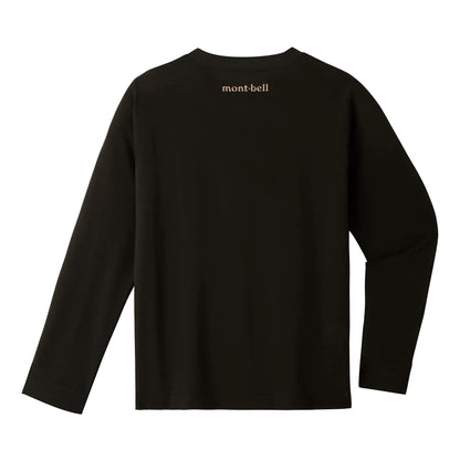 mont-bell: Wickron Long Sleeve T Kid's Monta Bear Face 140-160