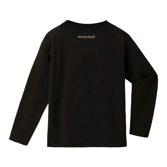 mont-bell: Wickron Long Sleeve T Kid's Monta Bear Face 100-130