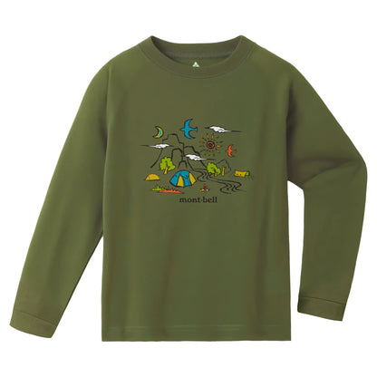 mont-bell: Wickron Long Sleeve T Kid's Camping 100-130