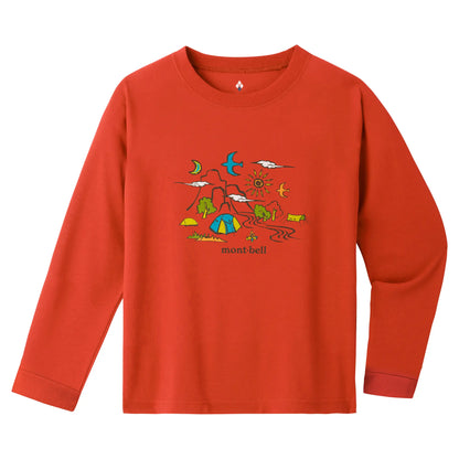 mont-bell: Wickron Long Sleeve T Kid's Camping 100-130
