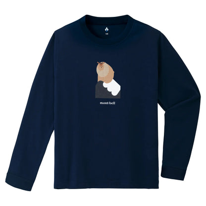 mont-bell: Wickron Long Sleeve T Kid's Japanese Serow 140-160
