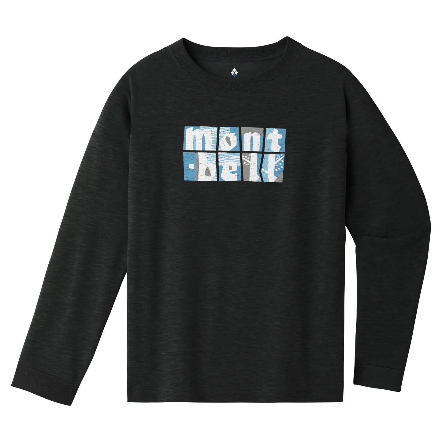 mont-bell: Wickron Long Sleeve T Kid's Lakeshore 140-160
