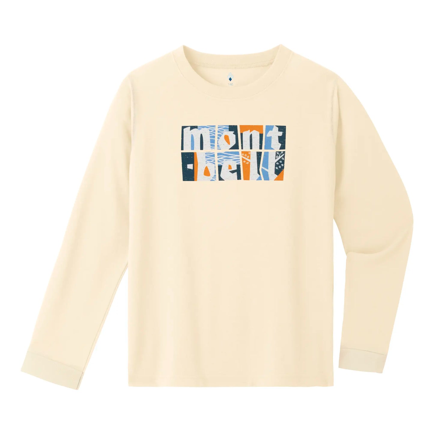 mont-bell: Wickron Long Sleeve T Kid's Lakeshore 140-160