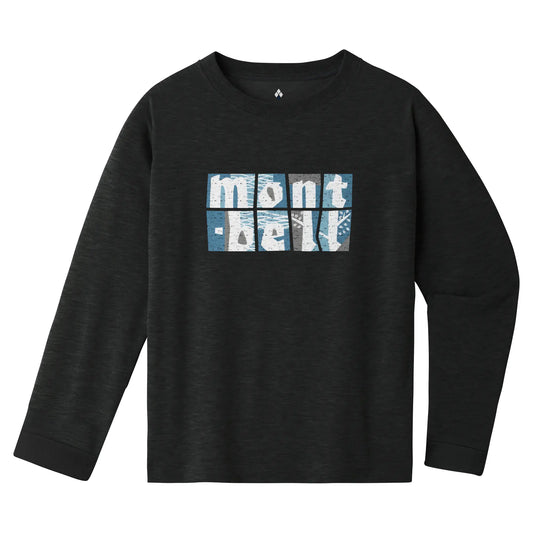 mont-bell: Wickron Long Sleeve T Kid's Lakeshore 100-130