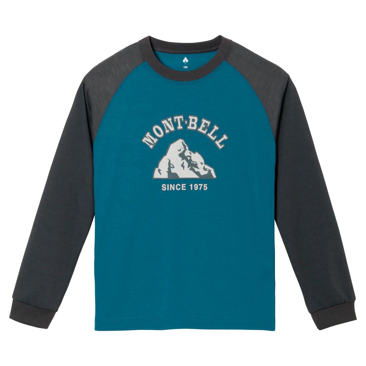 mont-bell: Wickron Raglan Long Sleeve T Kid's SINCE 1975 140-160