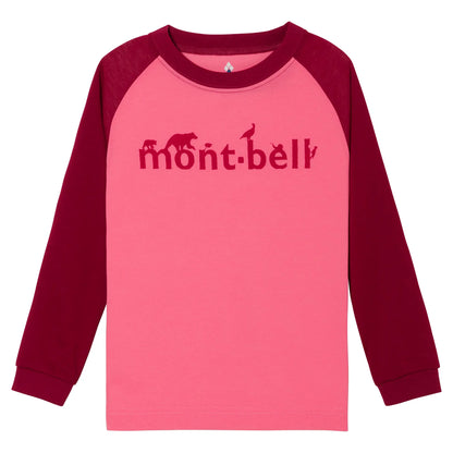 mont-bell: Wickron Raglan Long Sleeve T Kid's mont-bell 100-130