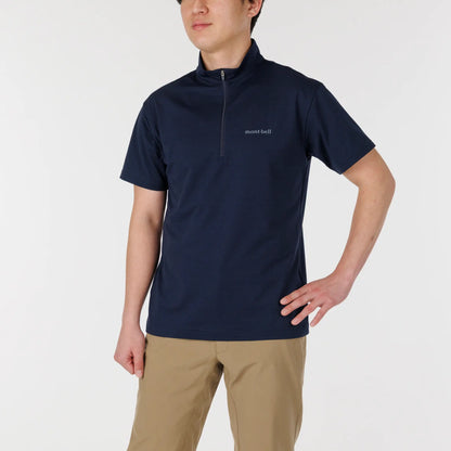 mont-bell: Wickron UV-TECT Short Sleeve Zip Shirt Men's