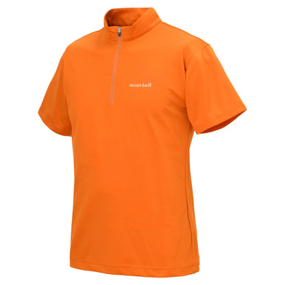 mont-bell: Wickron UV-TECT Short Sleeve Zip Shirt Men's