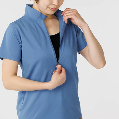 mont-bell: Wickron UV-TECT Short Sleeve Zip Shirt Women's