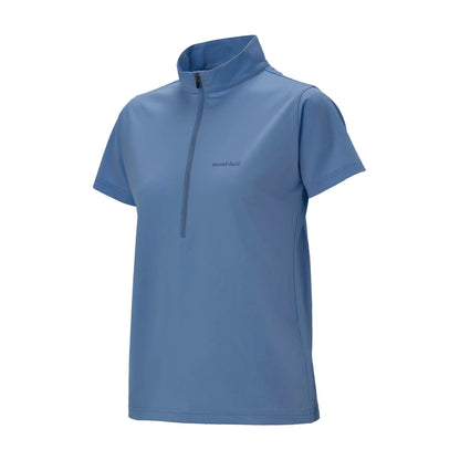 mont-bell: Wickron UV-TECT Short Sleeve Zip Shirt Women's