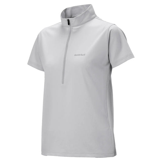 mont-bell: Wickron UV-TECT Short Sleeve Zip Shirt Women's