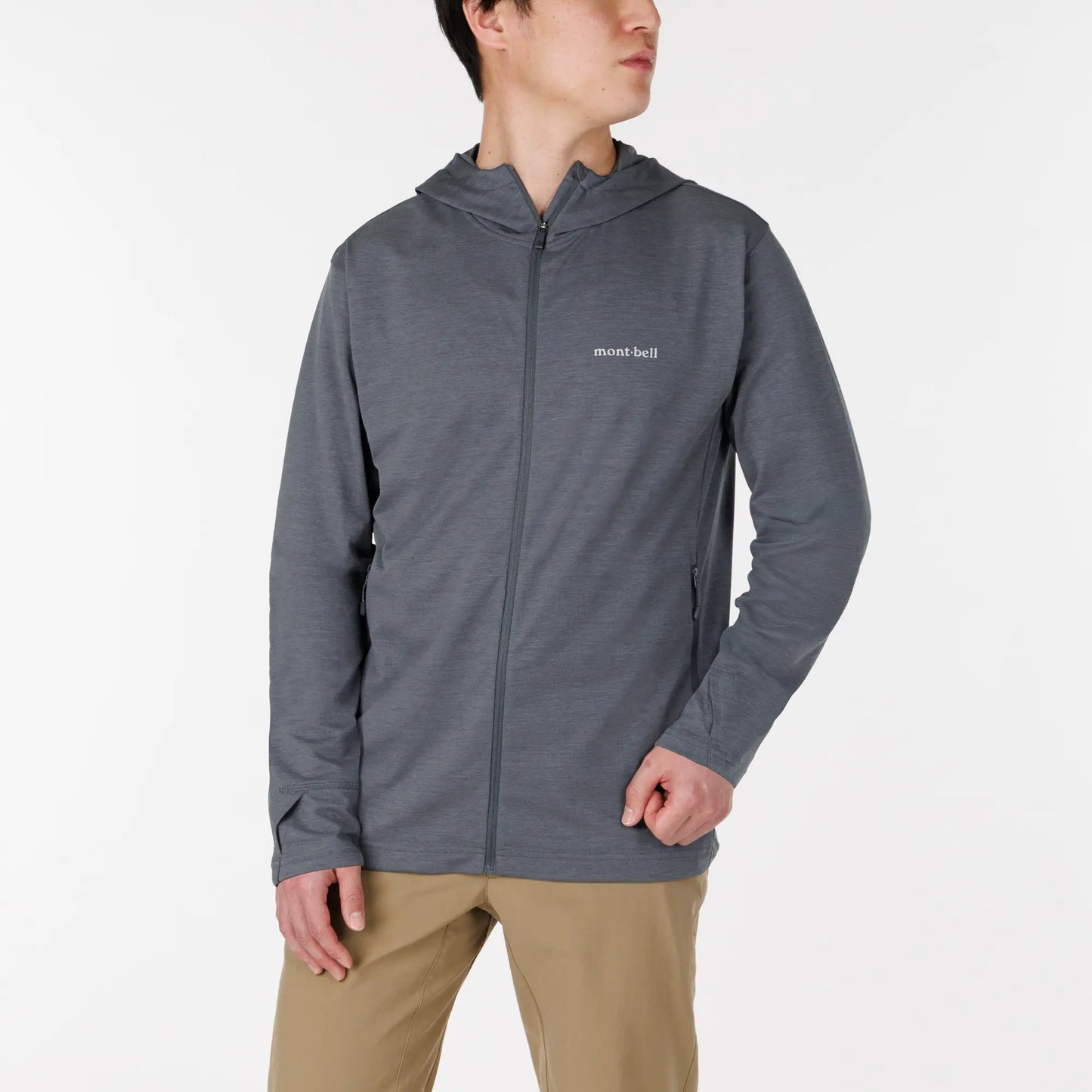 mont-bell: Wickron UV-TECT Full-Zip Hoodie Men's