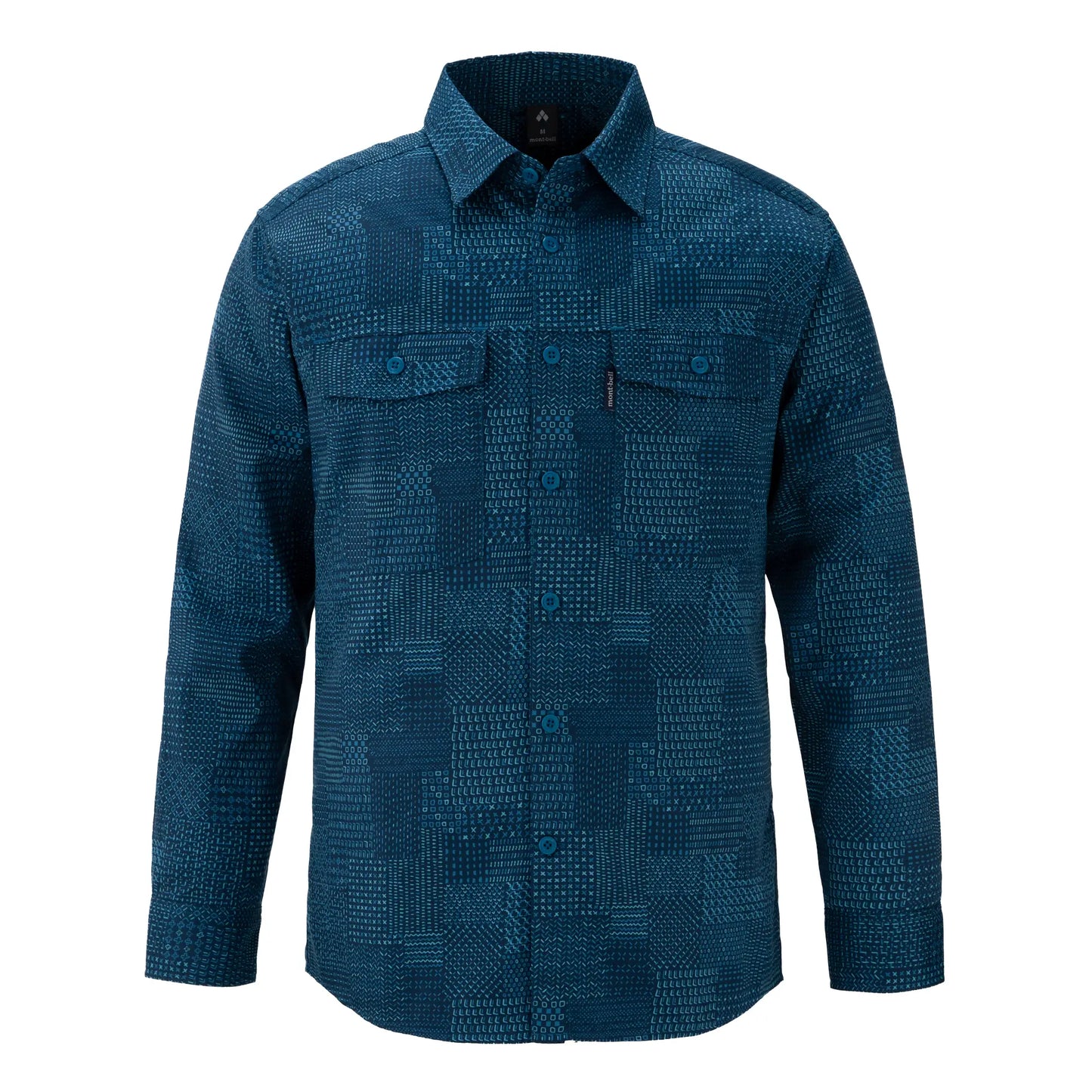 mont-bell: Wickron O.D. Print Shirt Men's