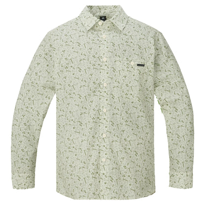mont-bell: Wickron Light Print Long Sleeve Shirt Men's