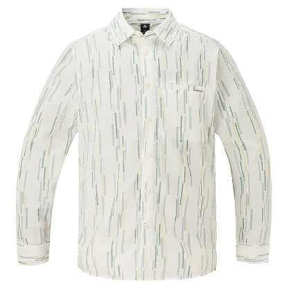 mont-bell: Wickron Light Print Long Sleeve Shirt Men's
