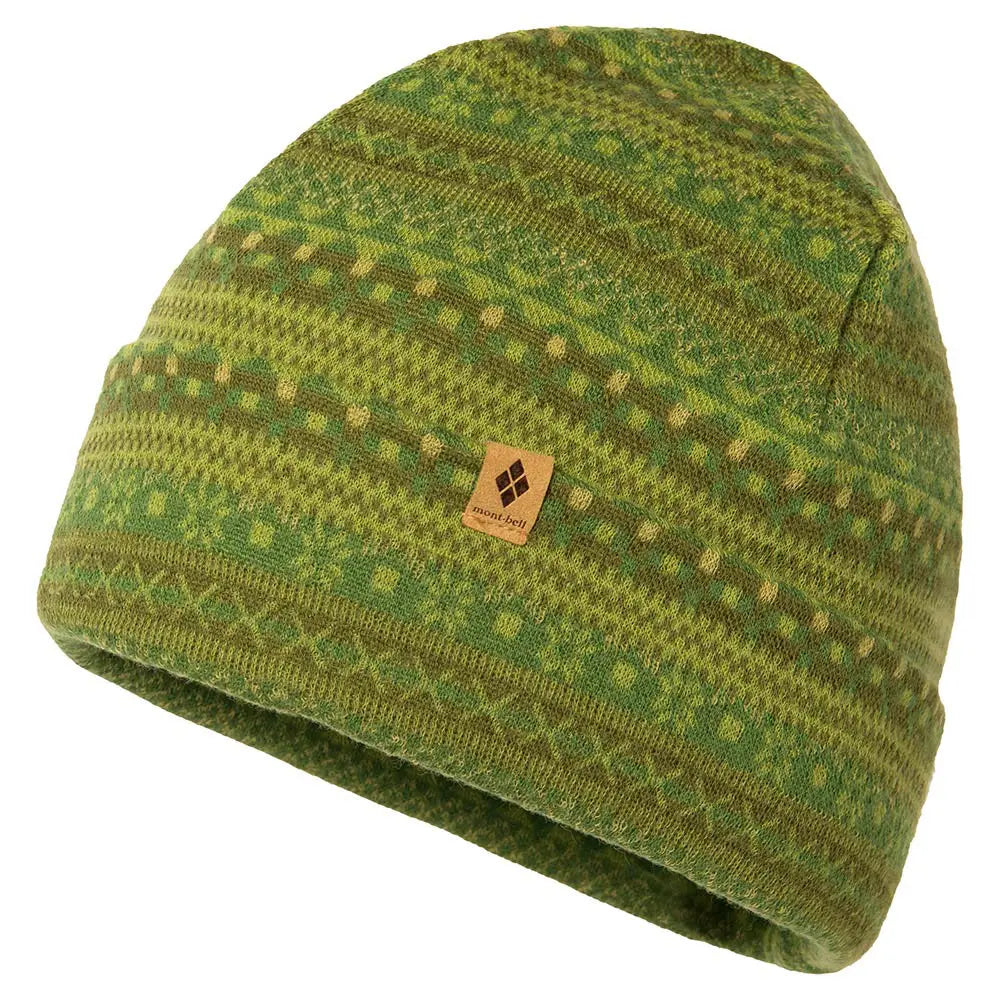 mont-bell: Merino Wool Jacquard Warmer Cap