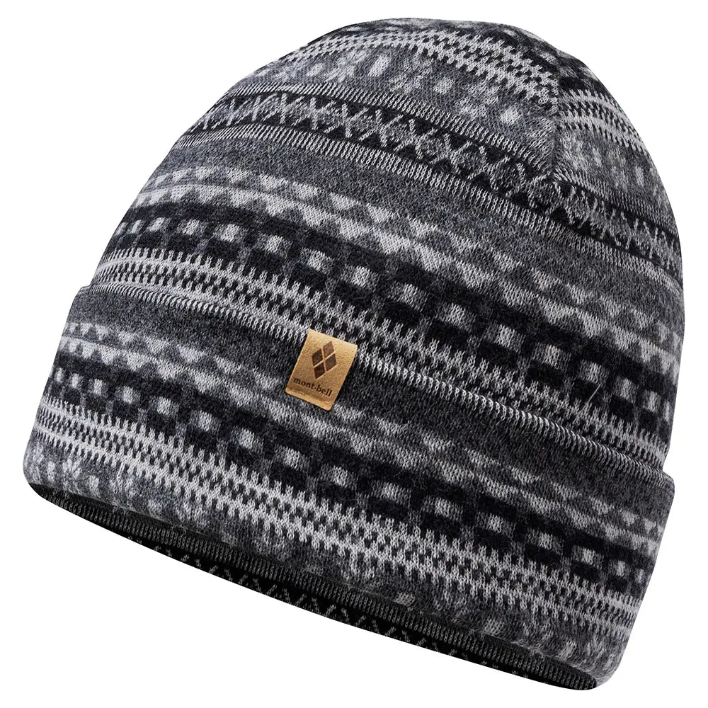 mont-bell: Merino Wool Jacquard Warmer Cap