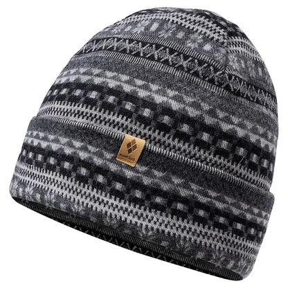 mont-bell: Merino Wool Jacquard Warmer Cap
