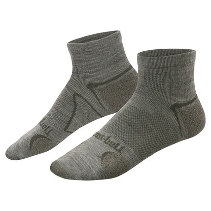 mont-bell: Merino Wool Supportec Travel Short Socks