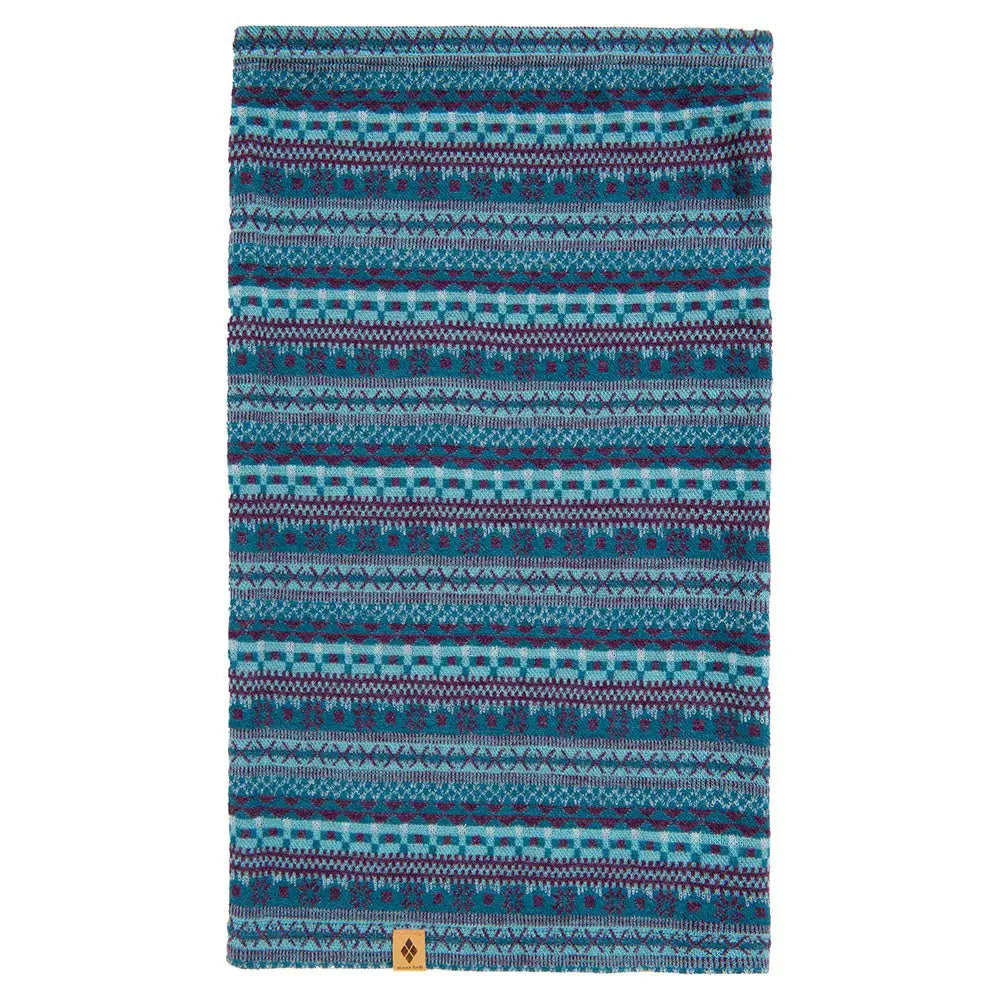 mont-bell: Merino Wool Jacquard Neck Gaiter Long