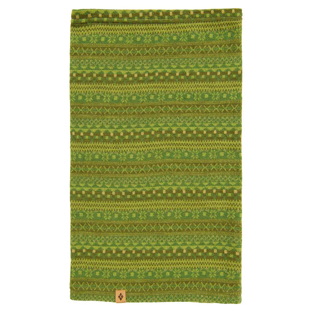 mont-bell: Merino Wool Jacquard Neck Gaiter Long