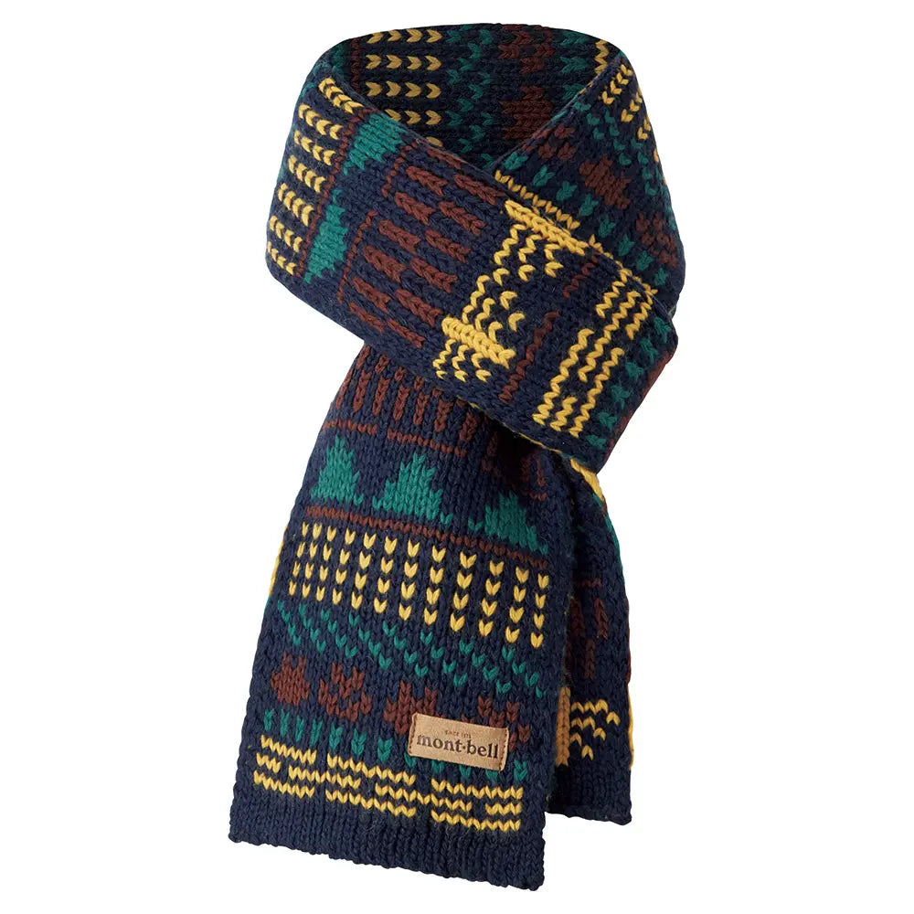 mont-bell: Knit Muffler Forest Kid's