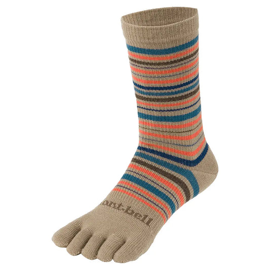 mont-bell: Merino Wool Travel 5 Toe Socks Men's
