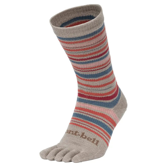 mont-bell: Merino Wool Travel 5 Toe Socks Women's