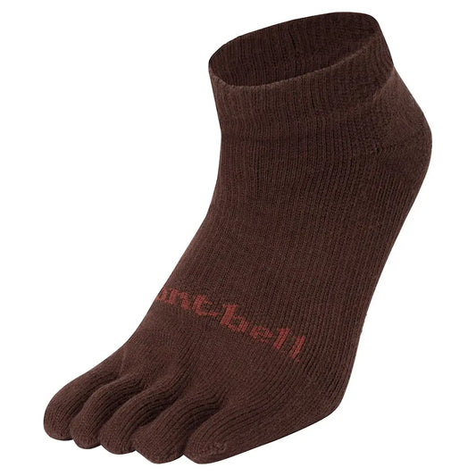 mont-bell: Core Spun Travel 5 Toe Ankle Socks Women's