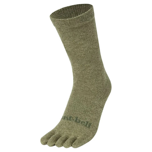 mont-bell: Core Spun Travel 5 Toe Socks Men's