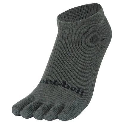 mont-bell: Core Spun Travel 5 Toe Ankle Socks Men's