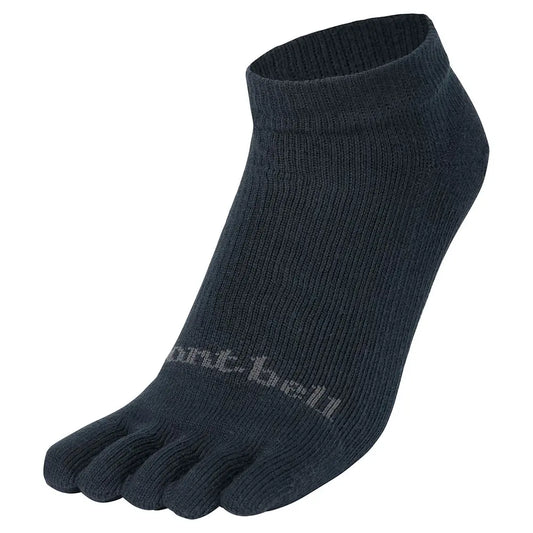 mont-bell: Core Spun Travel 5 Toe Ankle Socks Men's