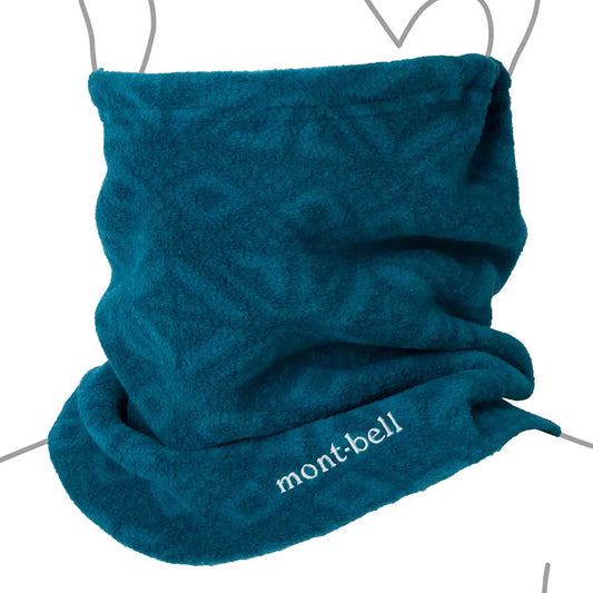 mont-bell: CLIMAPLUS100 Print Adjustable Neck Gaiter
