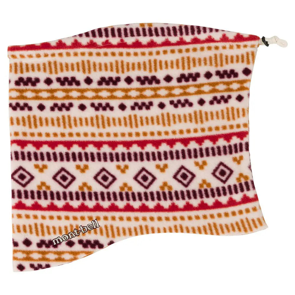 mont-bell: CLIMAPLUS100 Print Adjustable Neck Gaiter