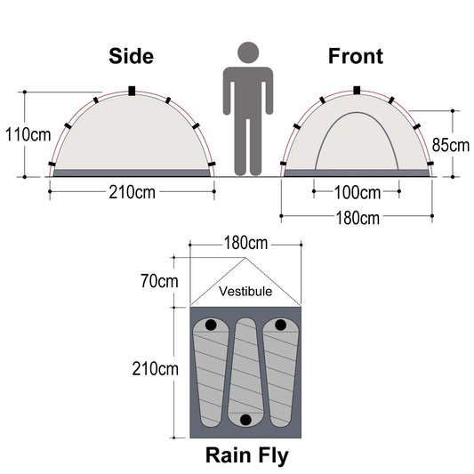 mont-bell: Stellaridge Tent 3 Rain Fly