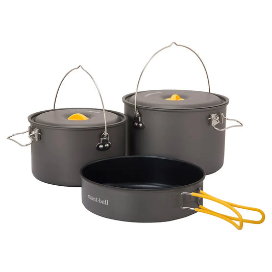 mont-bell: Alpine Cooker 18+20 Pan Set