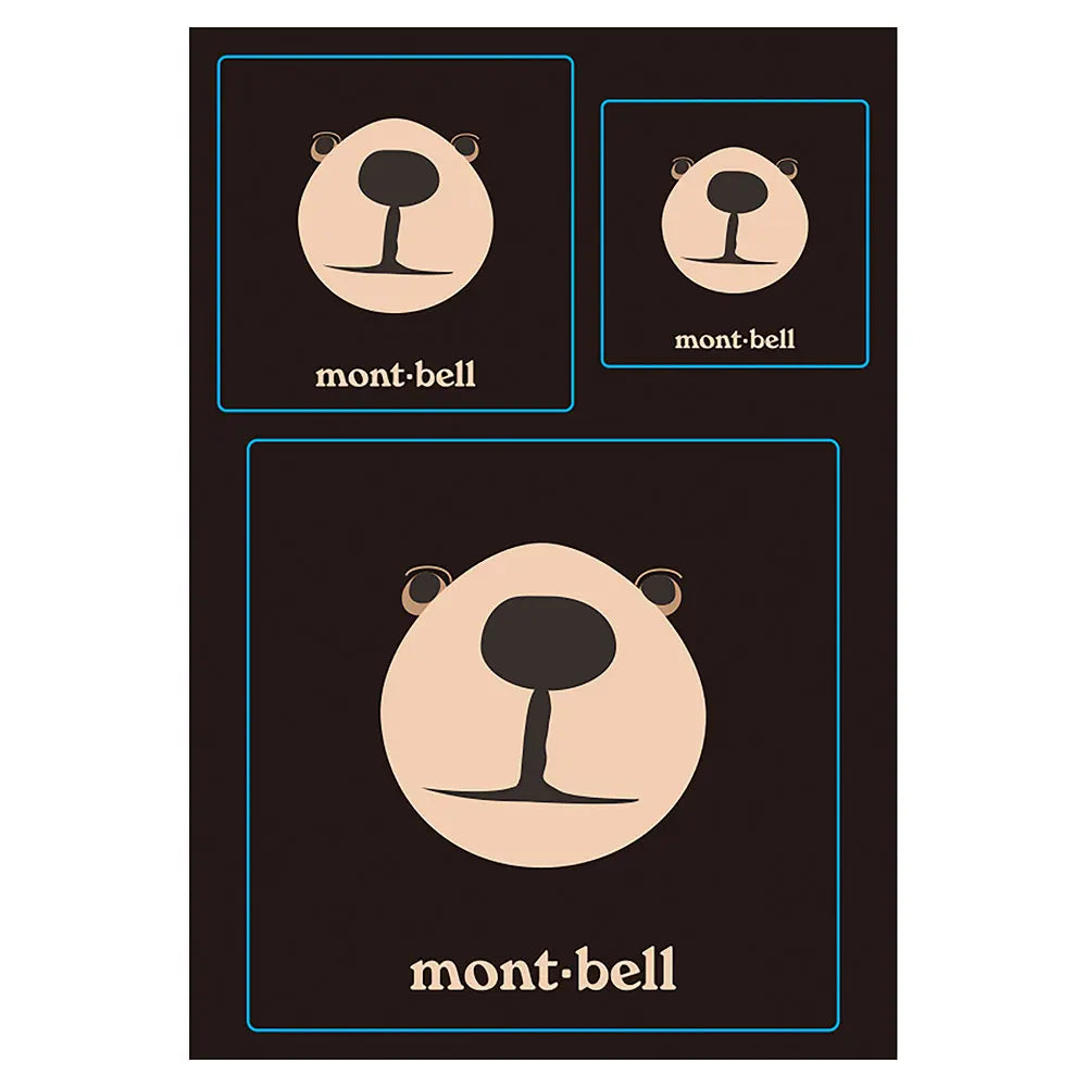 mont-bell: Monta Bear Sticker Set