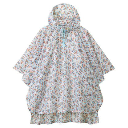 mont-bell: Print Trekking Rain Poncho Kid's 125 - 155
