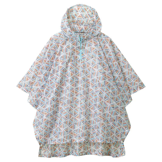 mont-bell: Print Trekking Rain Poncho Kid's 125 - 155