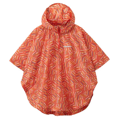 mont-bell: Print Trekking Rain Poncho Kid's 95 - 125