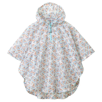 mont-bell: Print Trekking Rain Poncho Kid's 95 - 125