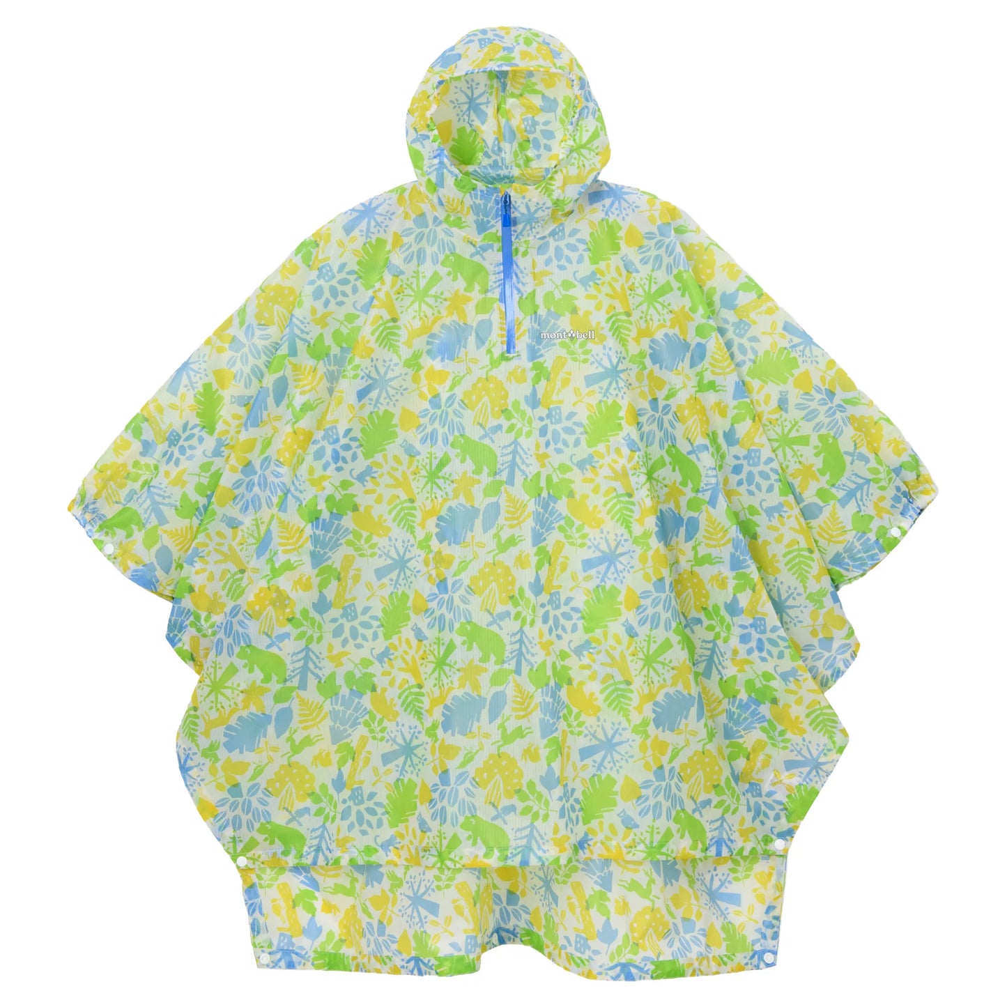 mont-bell: Print Trekking Rain Poncho Kid's