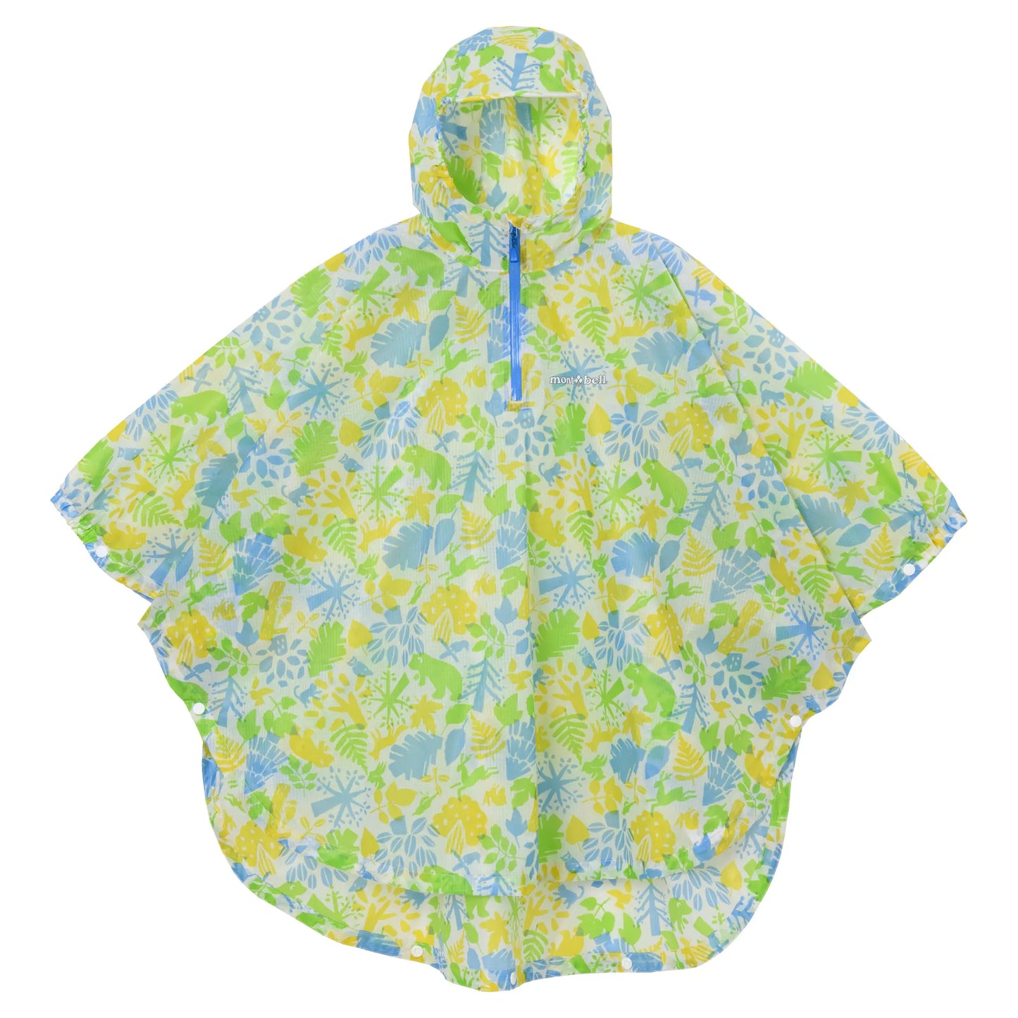 mont-bell: Print Trekking Rain Poncho Kid's