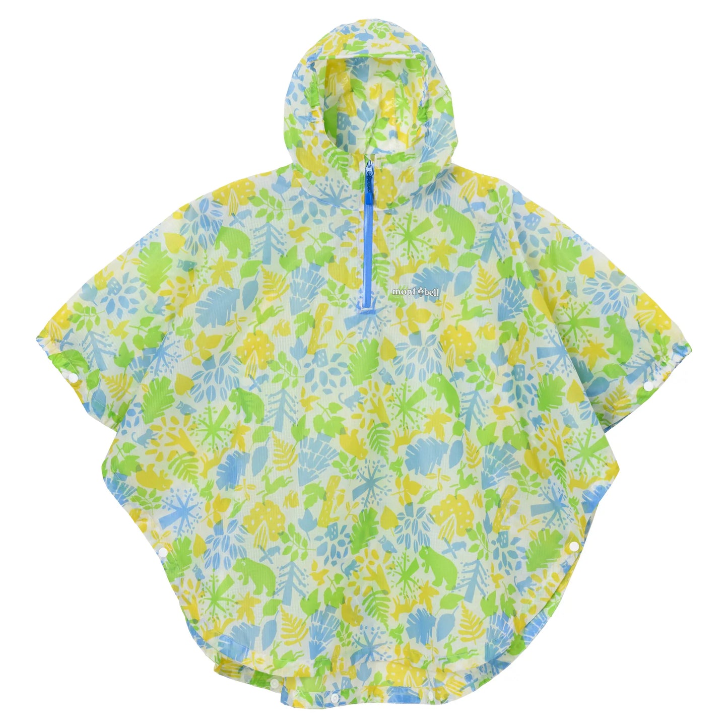 mont-bell: Print Trekking Rain Poncho Kid's