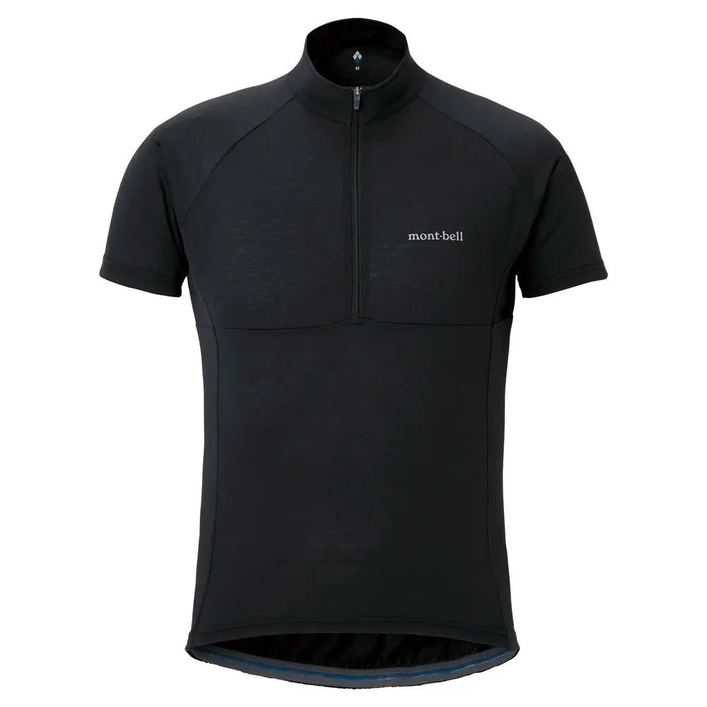 mont-bell: Wickron Cycle Short Sleeve Zip Shirt