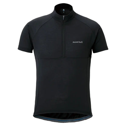 mont-bell: Wickron Cycle Short Sleeve Zip Shirt